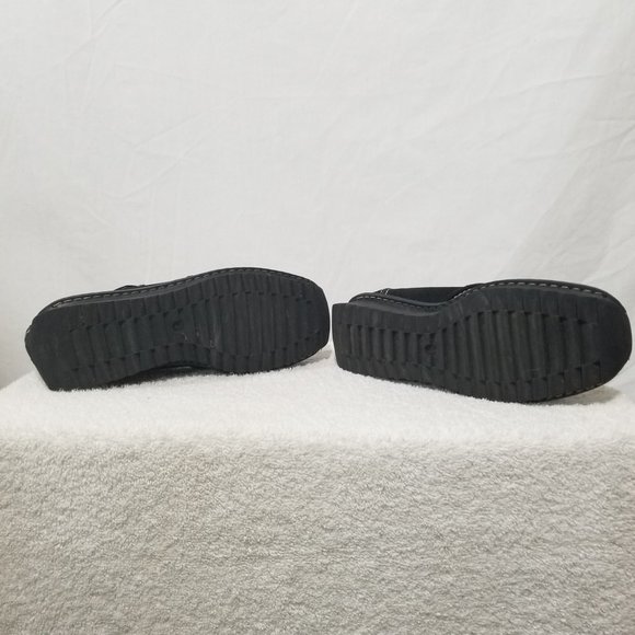 Minibel black leather shoes with white stitch - Picture 6 of 8